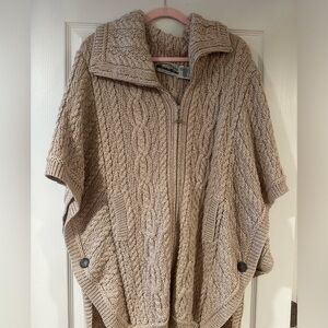 Irish zip up sweater